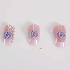 Luxury Nail Charms Blue